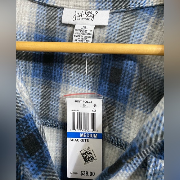 NWT Just Polly fleece flannel - Picture 2 of 2